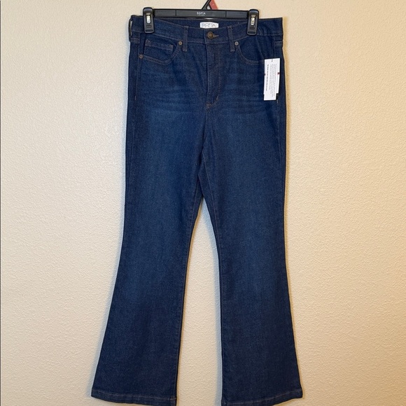 sofia by sofia vergara Denim - Sofia by Sofia Vergara Women's Dark Blue Flare Jeans